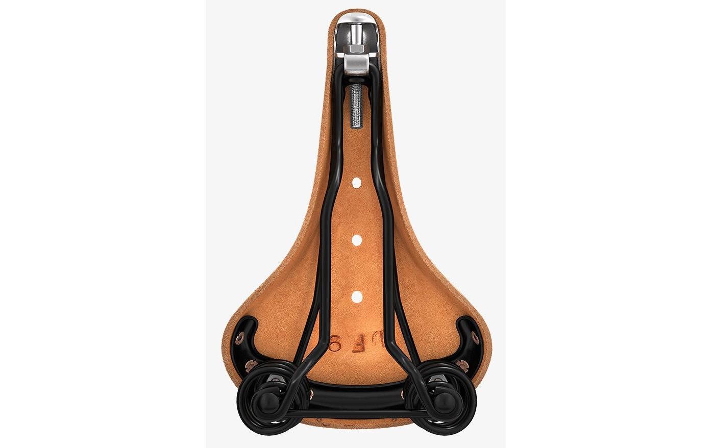 Fahrradsattel Flyer Special Honigbraun<br>Ledersattel B337H für Herren