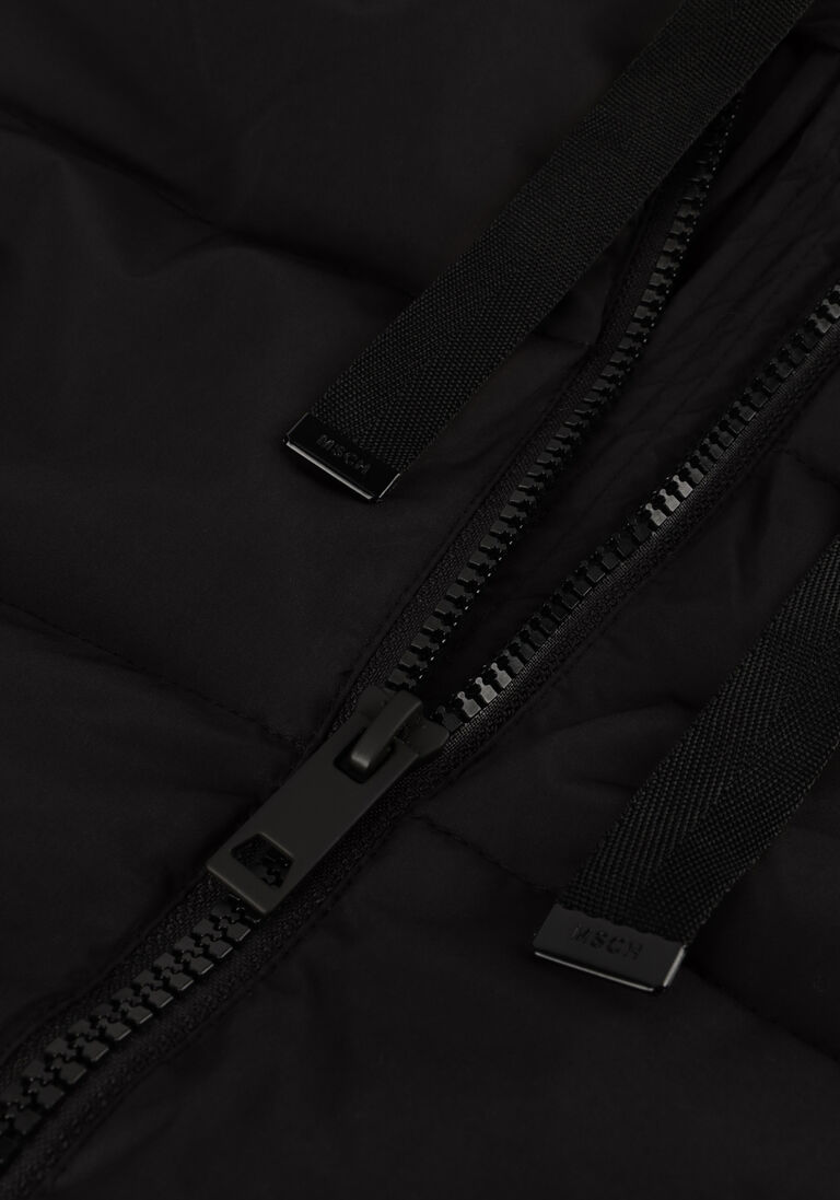 MSCH COPENHAGEN zwarte msch copenhagen gewatteerde jas mschpavinaria zip jacket