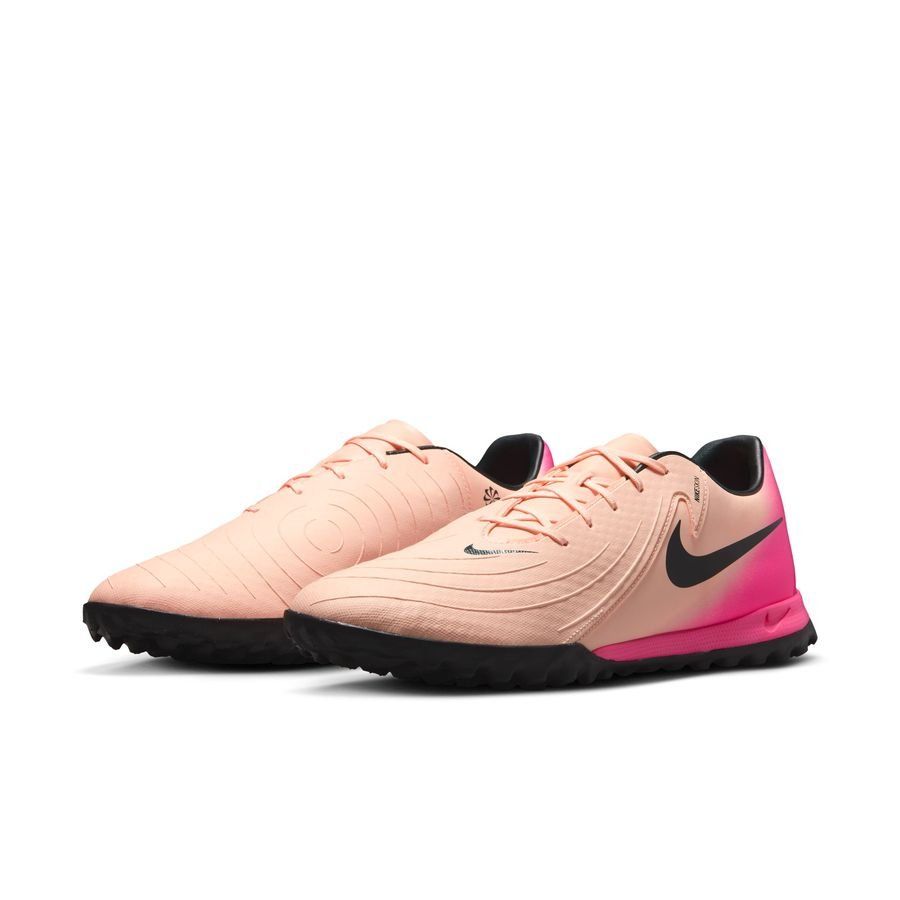 Nike Phantom GX II Academy TF Prism - Rouge foncé/Noir/Rose
