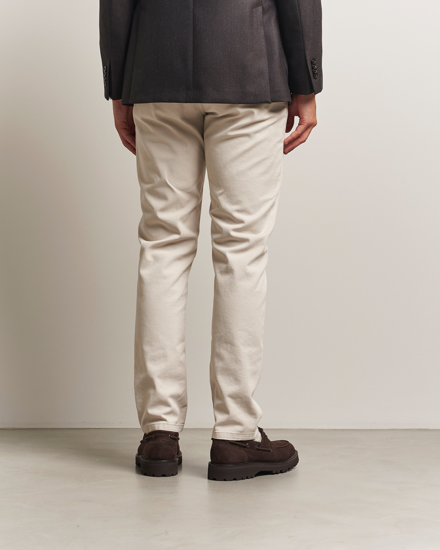 Canali Cotton Twill Chinos Light Beige