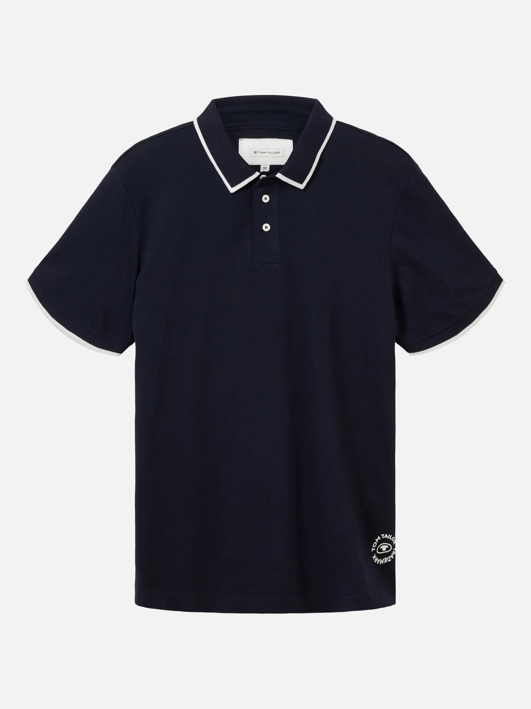 Herren Poloshirt mit kleinem Print