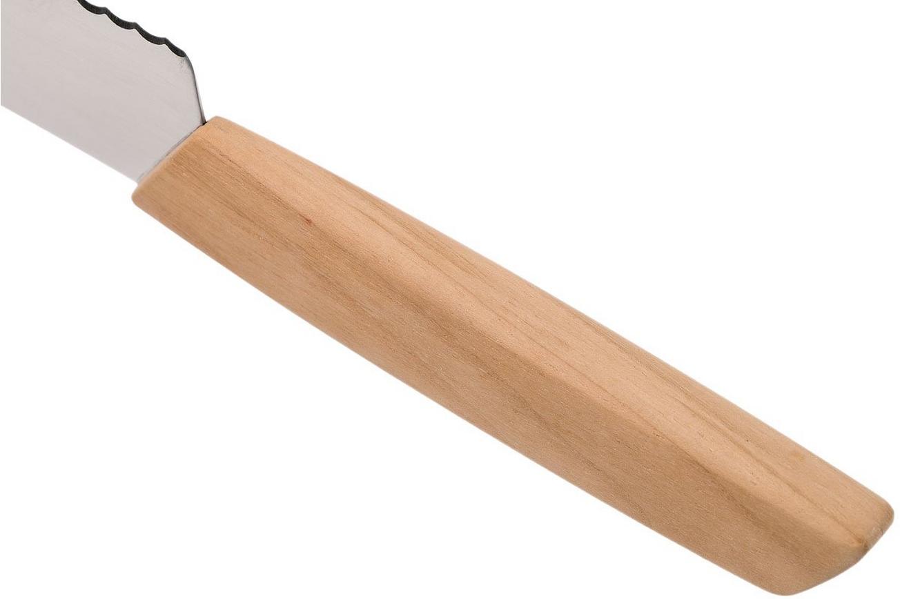 Victorinox Swiss Modern broodmes 22 cm, walnotenhout