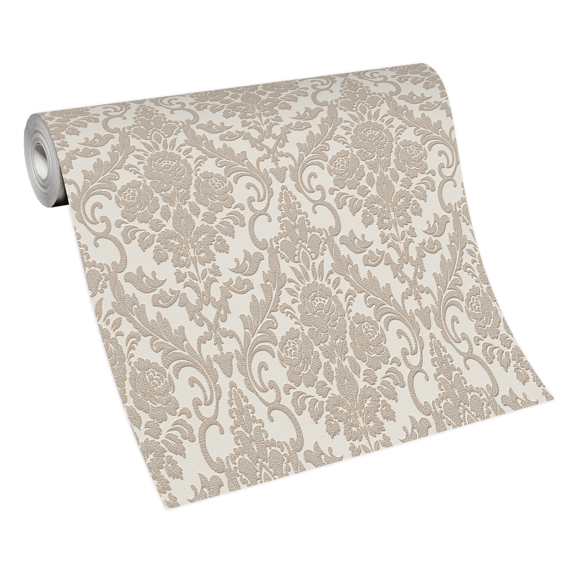 Vliestapete - creme - Ornamente - 10 Meter