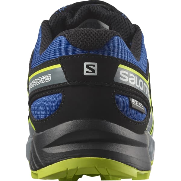 Chaussure trail SALOMON SPEEDCROSS CSWP JR NAUTICAL BLUE/BLACK/ACID LIME