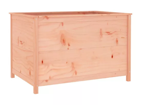 Jardinière bac lit surélevé bois marron 119.5 x 82.5 x 78 cm 02_0039335