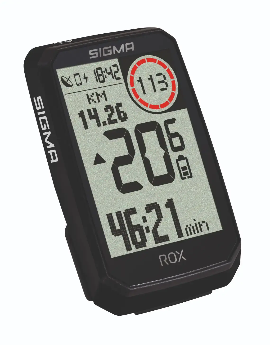 Sigma Sport ROX 4.0 Endurance HR Set GPS Fietscomputer Zwart