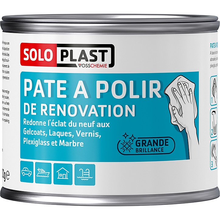 Pâte à polir de rénovation 200 g Soloplast