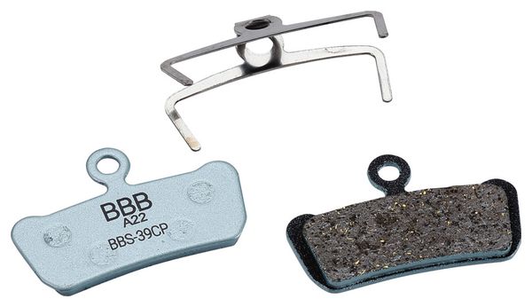 Paire de Plaquettes BBB DiscStop Coolfin Organiques pour Sram Guide/Avid Trail