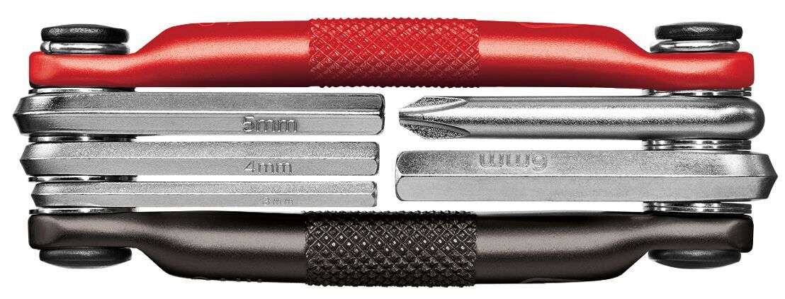 Crankbrothers M5 Minitool Zwart/Rood