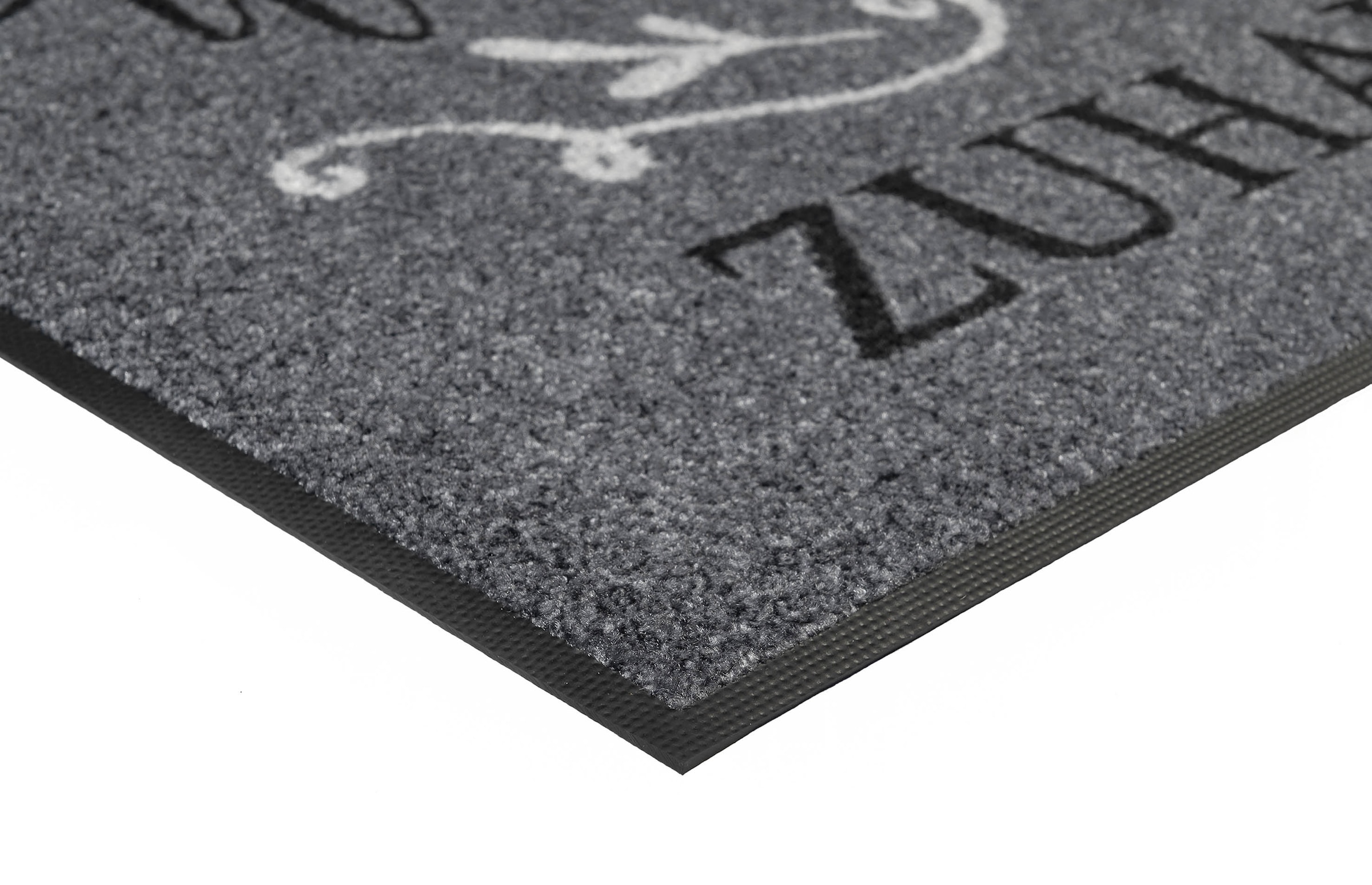 wash+dry by Kleen-Tex Fussmatte »Willkommen Zuhause« rechteckig 7 mm Höhe Schmutzfangmatte, mit Spruch, In- und Outdoor geeignet, waschbar