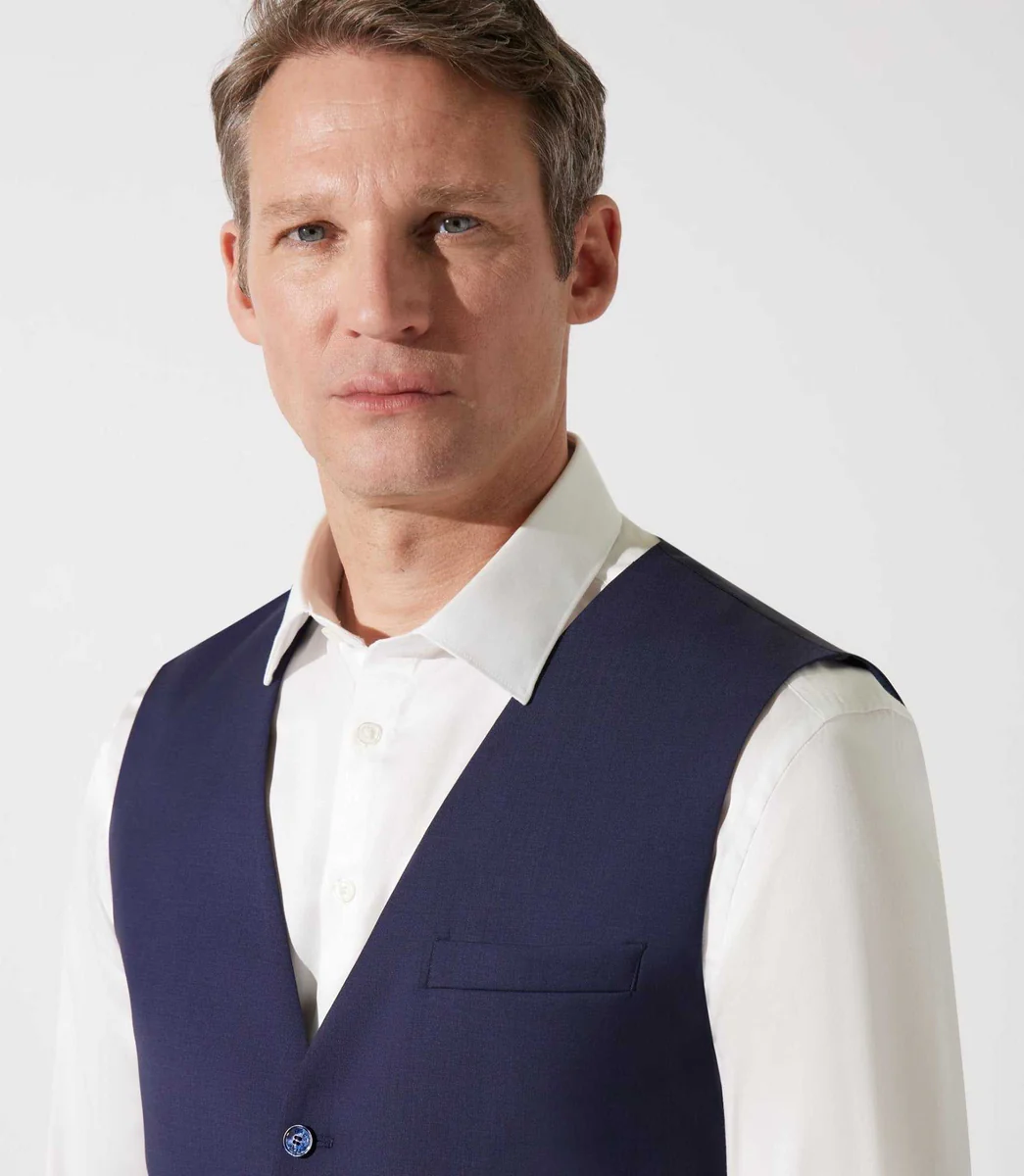Gilet de costume marine