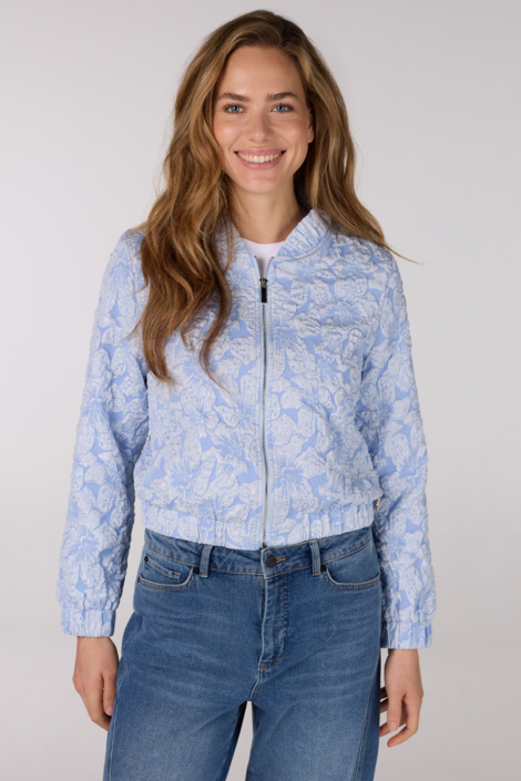 Juffrouw Jansen blauwe dames jas