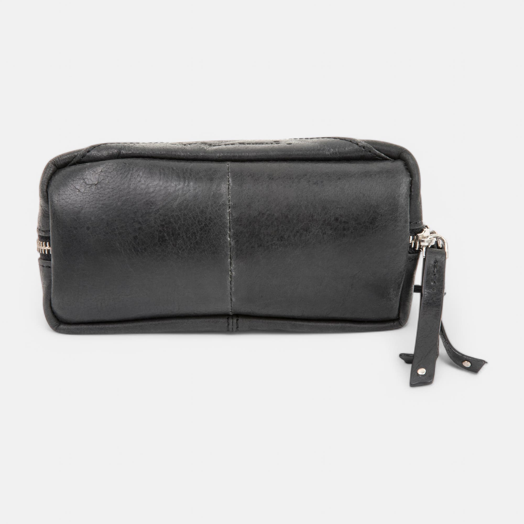 Sac bandoulière en cuir noir