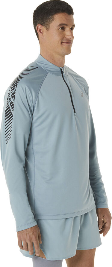 Asics Icon 1/2-Zip løbetrøje Blå