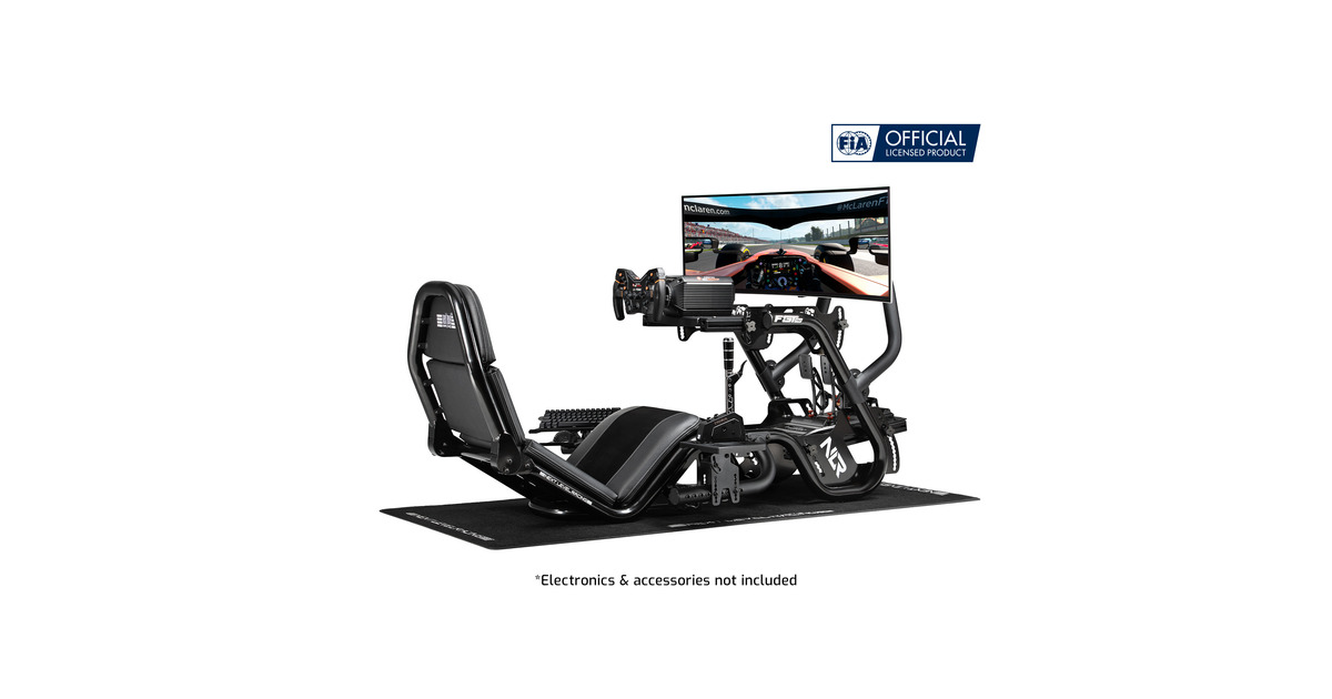 Next Level RacingF-GT Pro Formula and GT racing simulator  (Zwart)