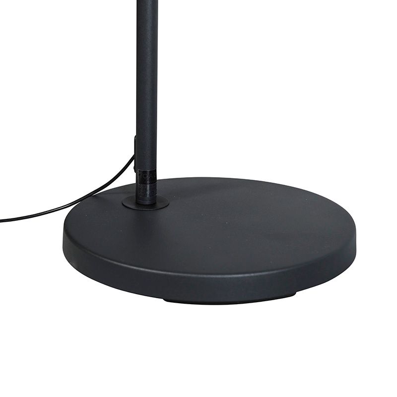 Smart moderne booglamp zwart incl. Wifi A60 - Arc Basic