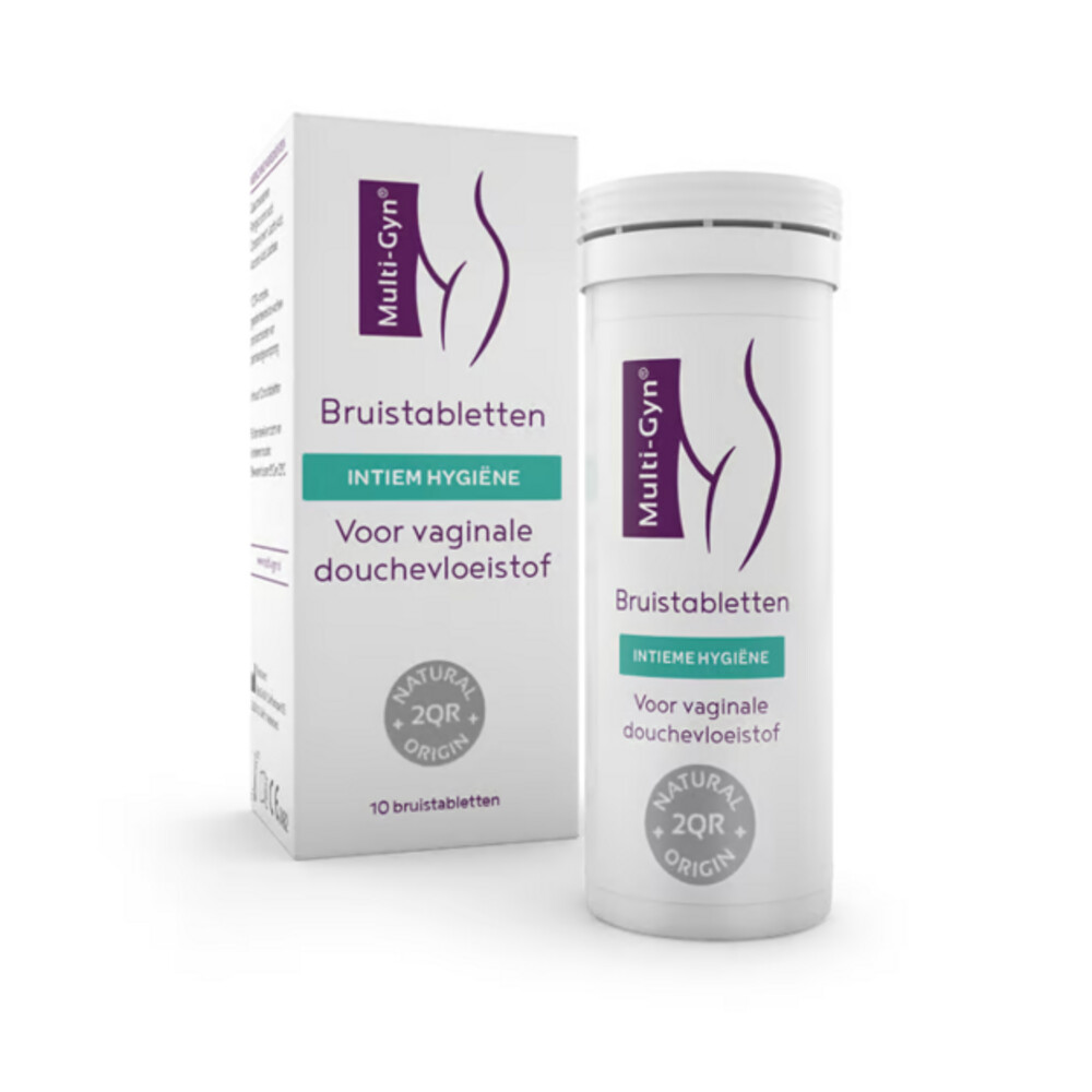 Multi-Gyn Intieme Hygiëne Bruistabletten voor Vaginale Douchevloeistof10 tabletten