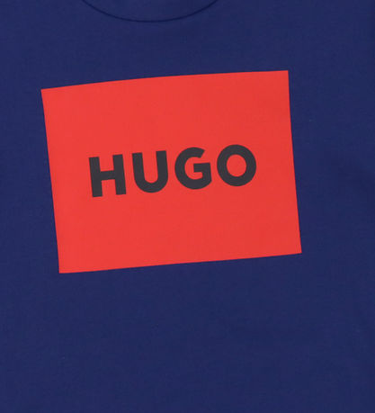 HUGO T-Shirt - Mittelalter Blue/Rot