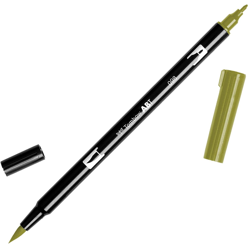 Tombow Pinselstift Dual Brush Pen ABT, 098 - avocado