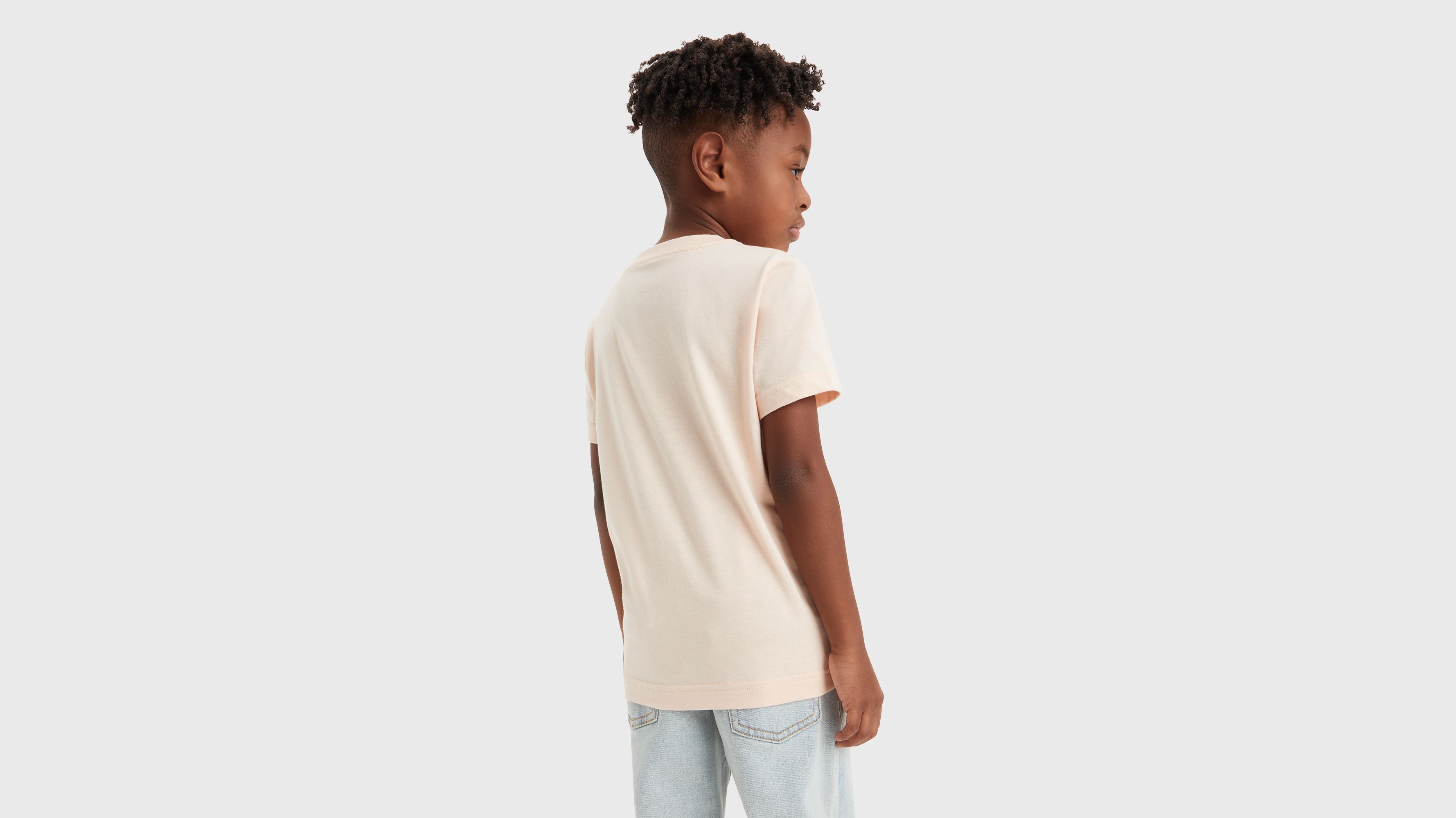 Enfant t-shirt Splatter Box - Pale Peach - Orange