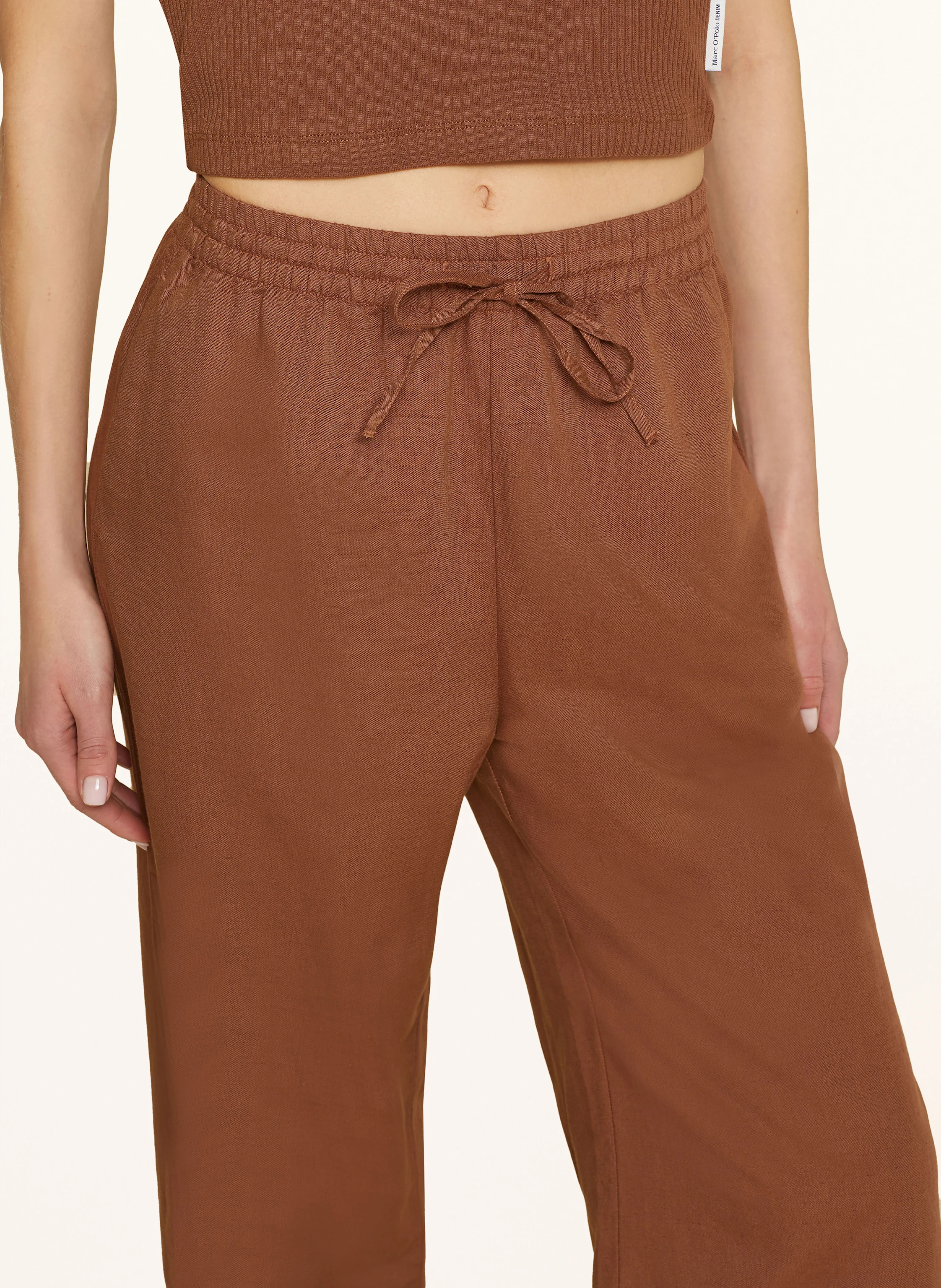 Marc O'Polo DENIM Marlenehose mit Leinen