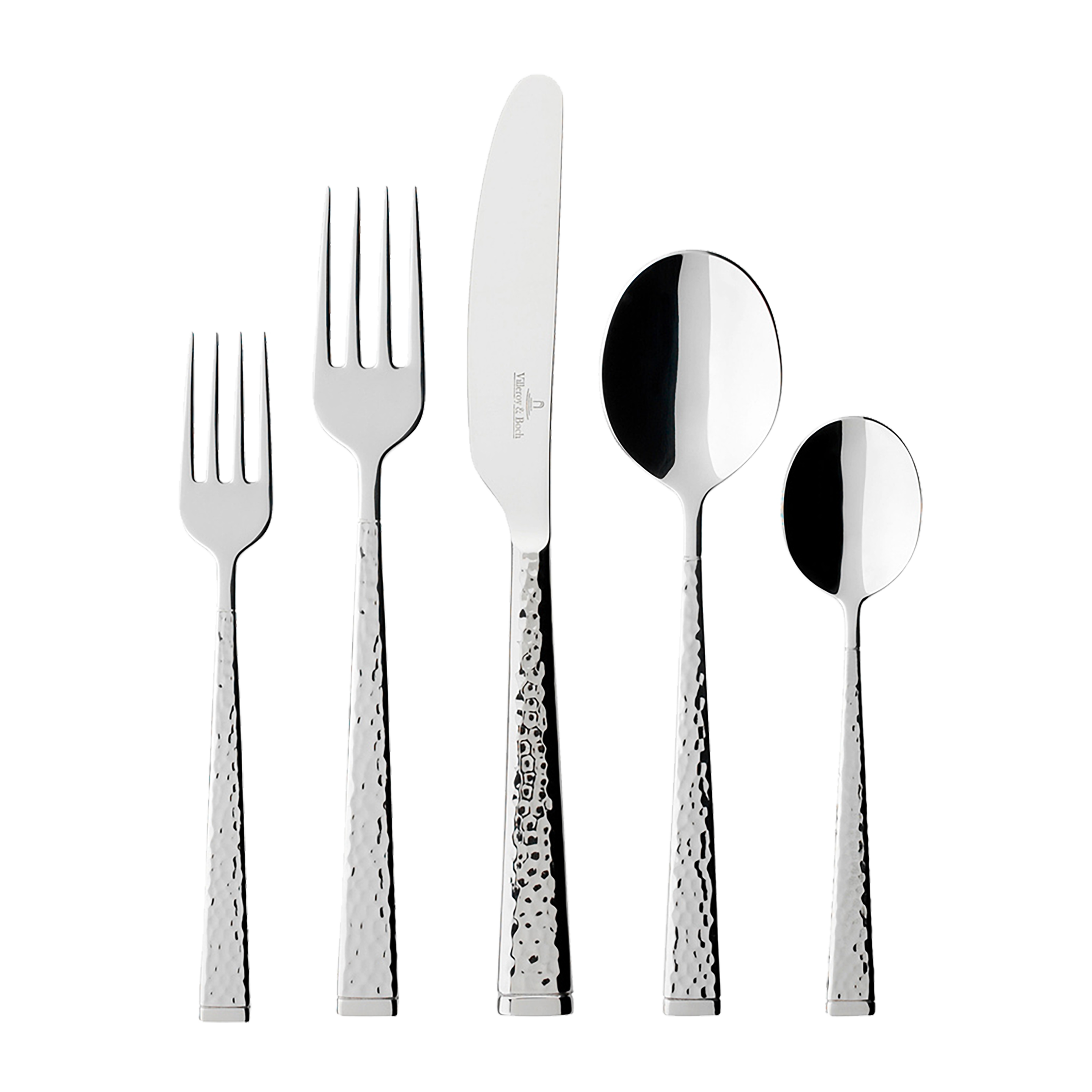 Blacksmith 60-piece flatware set stainless steel