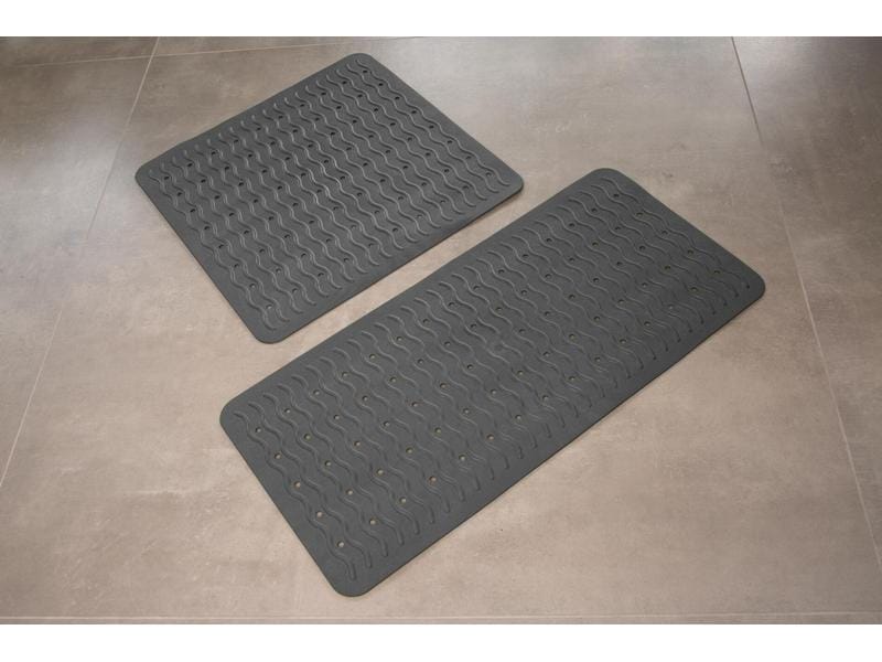 Ridder Badewanneneinlage Playa 38 x 80 cm, Grau Dusch- und Wanneneinlage