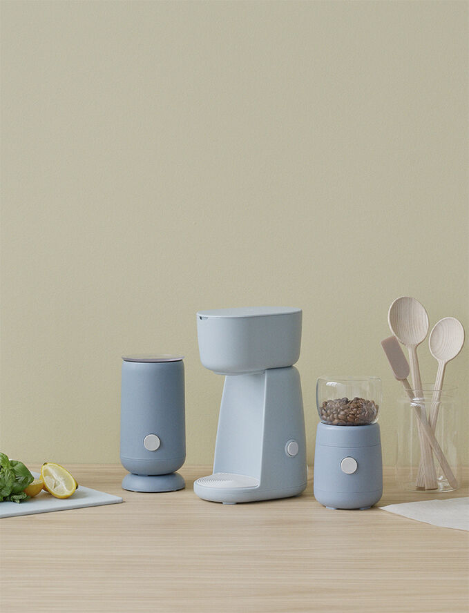 RIG TIG FOODIE single cup kaffemaskine 0,4 l, light blue Light blue