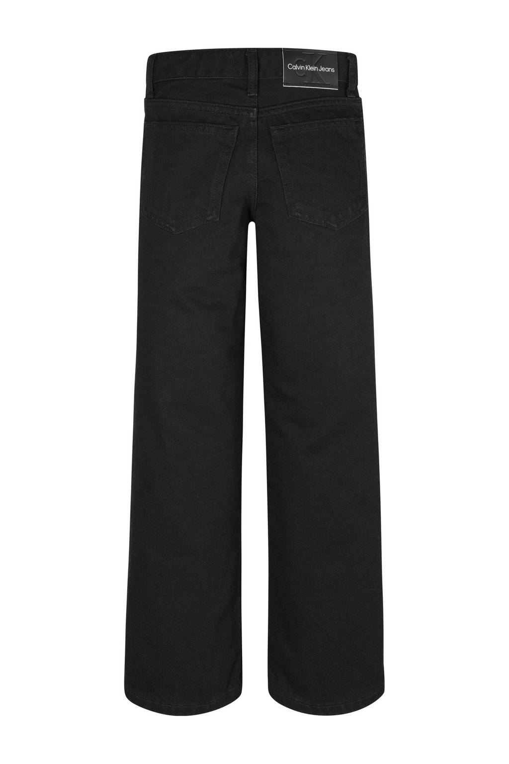 Calvin Klein straight leg jeans clean black