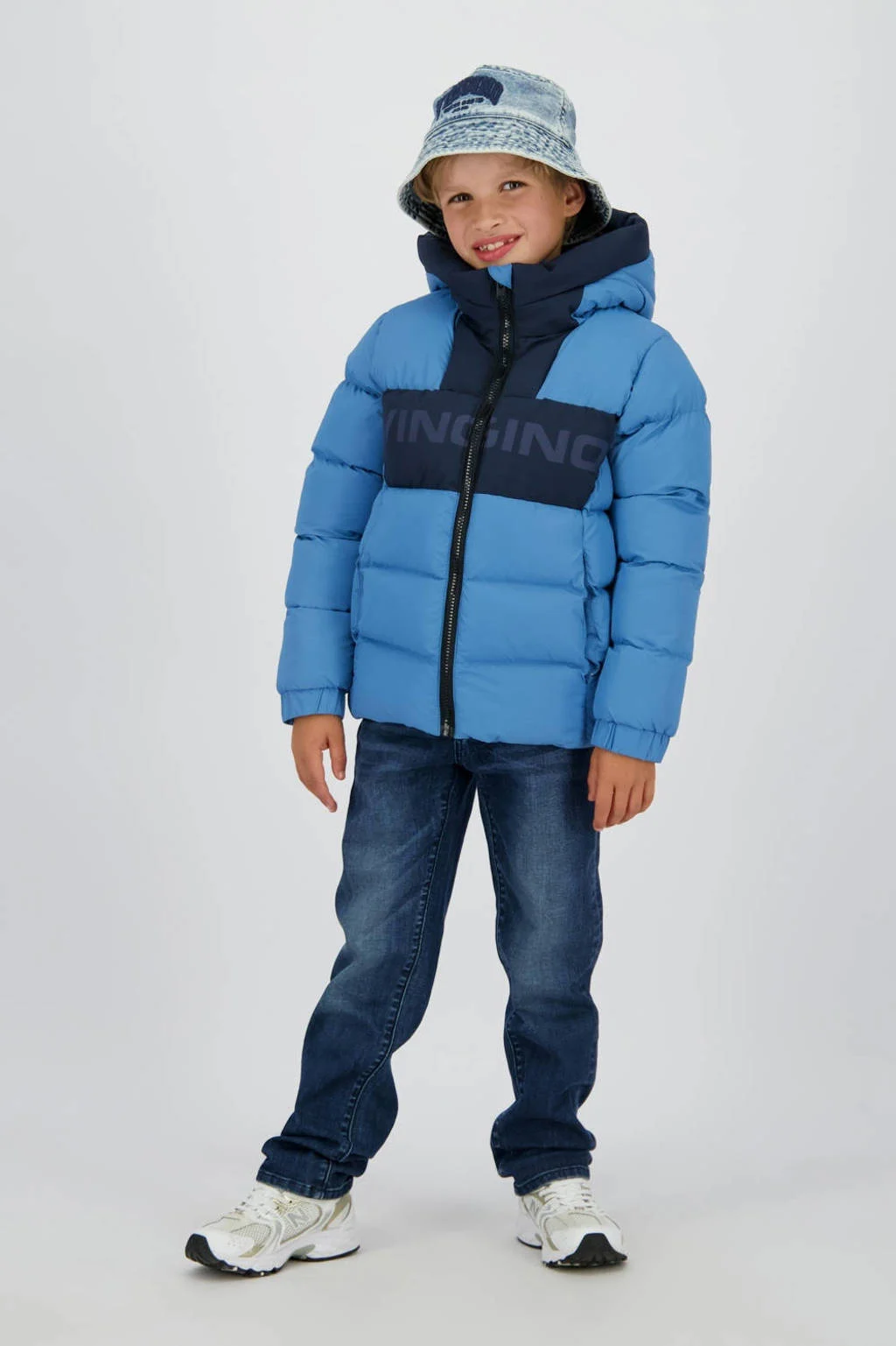 Vingino gewatteerde jas blauw