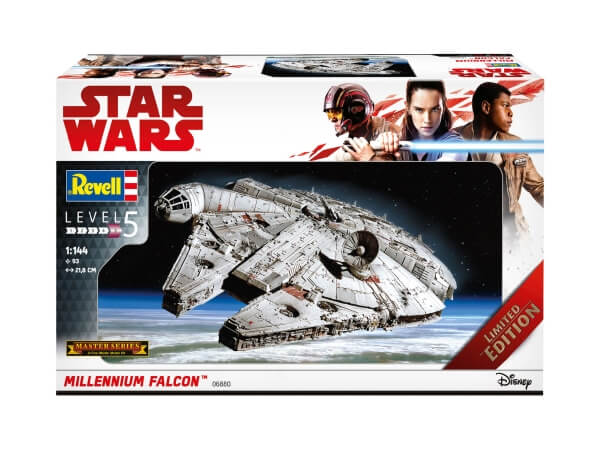 REVELL 06880 Star Wars Millennium Falke Limited Edition Modellbausatz 1:144, ab 14 Jahre