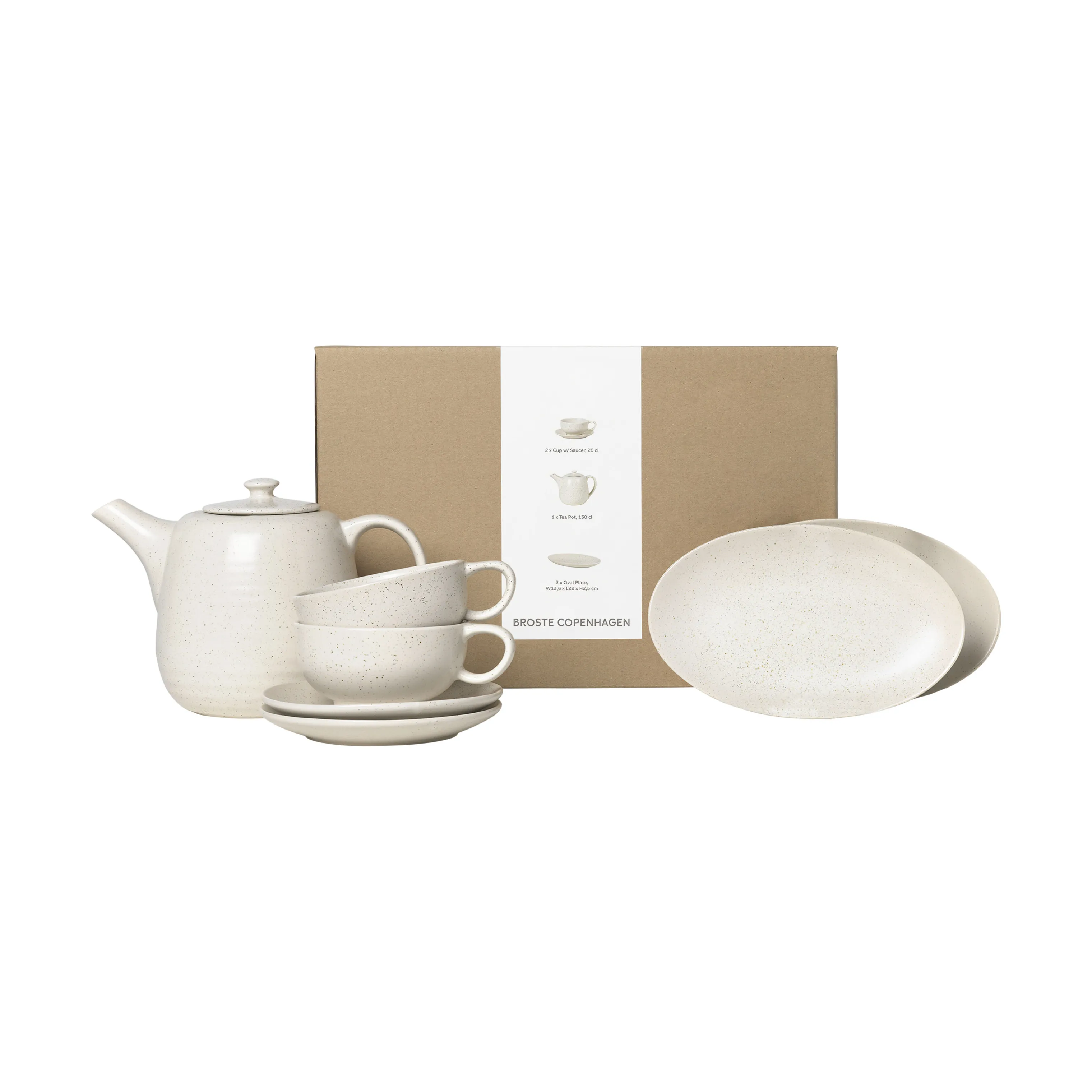 Broste Copenhagen Nordic Vanilla Tesæt - 7 dele