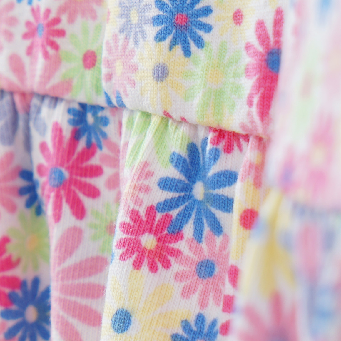 Famy 2 Baby Kleider mit Sommer Prints hellblau / weiss