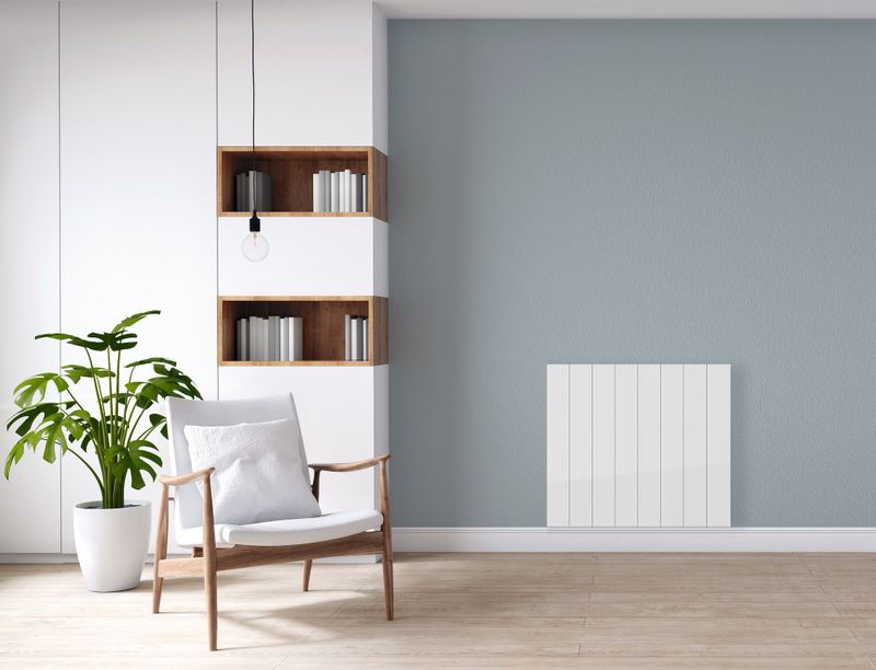 Oppio - Ambiente - Elektrische Paneelradiator - Wit - 1000 Watt - 50x50,4 cm