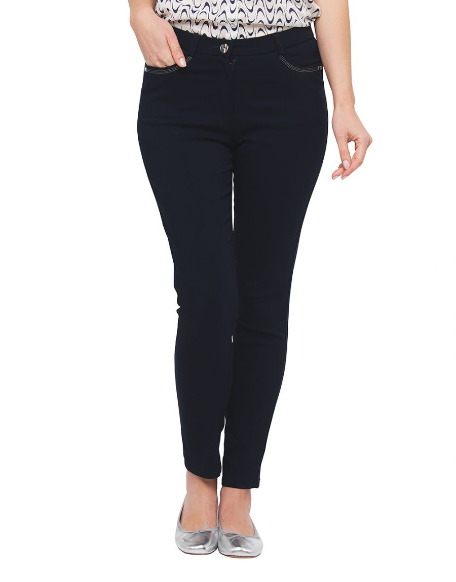 Pantalon bleu marine 7/8e