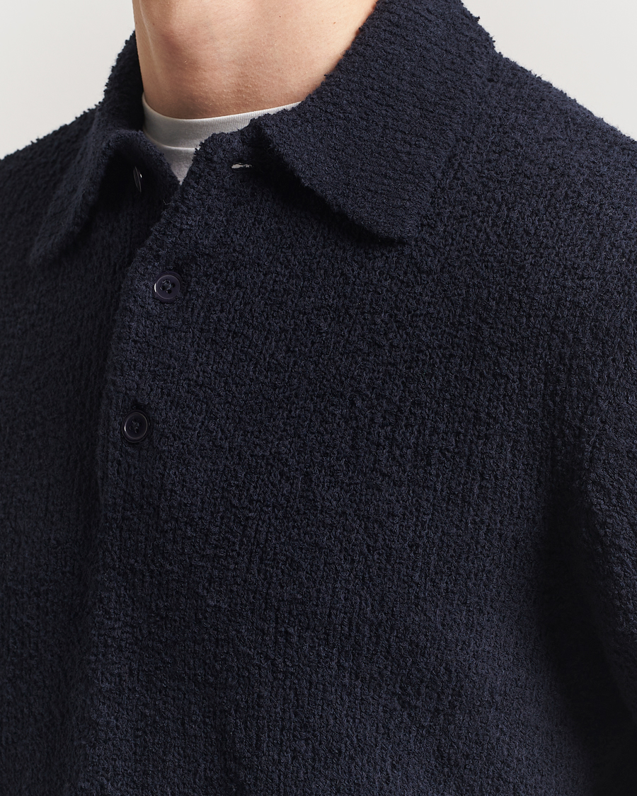 A Day's March Dover Structured Polo Navy