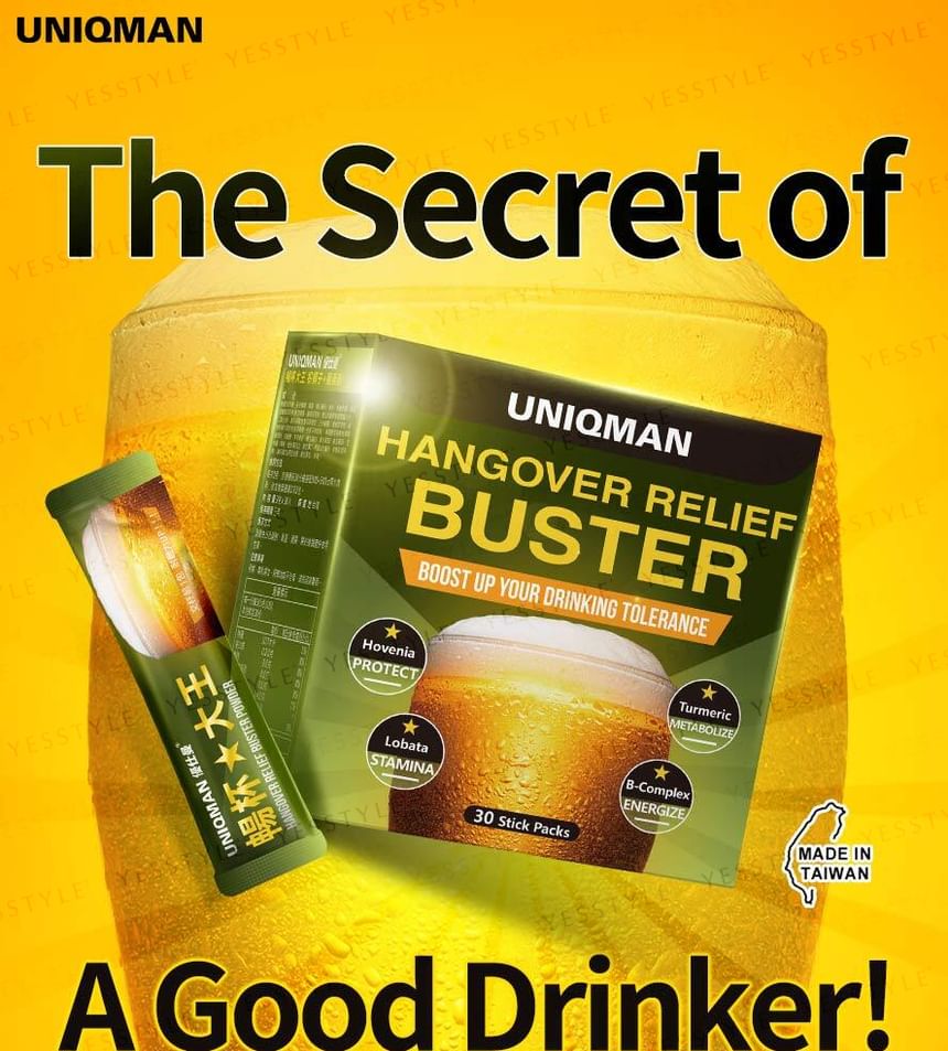 BHK's - Uniqman Hangover Relief Buster Poeder