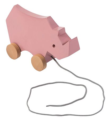 Sebra Nachziehspielzeug - Nashörner - Rosa