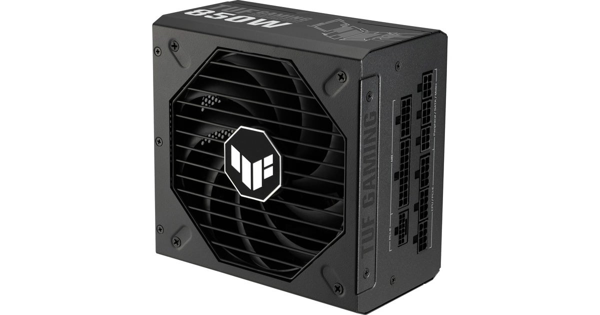ASUSTUF Gaming Gold modulaire 850 watt voeding   (Zwart, 1x 12V-2x6, 3x PCIe)