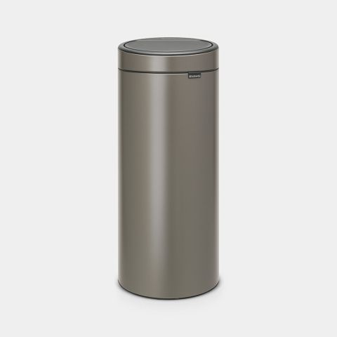 Touch Bin New afvalemmer, 30 liter, kunststof binnenemmer - Platinum