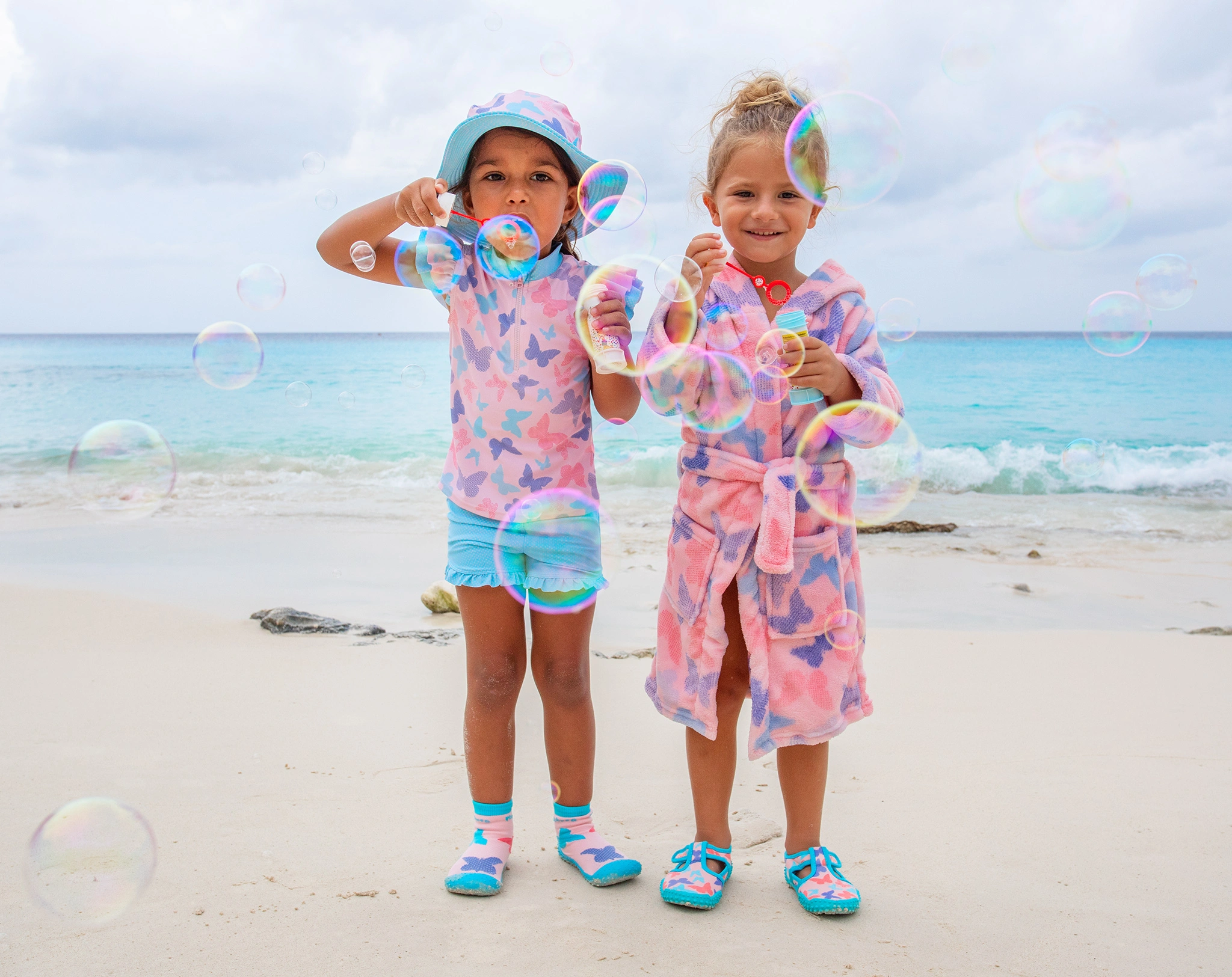 Schwimm-Set SCHMETTERLINGE in rosa