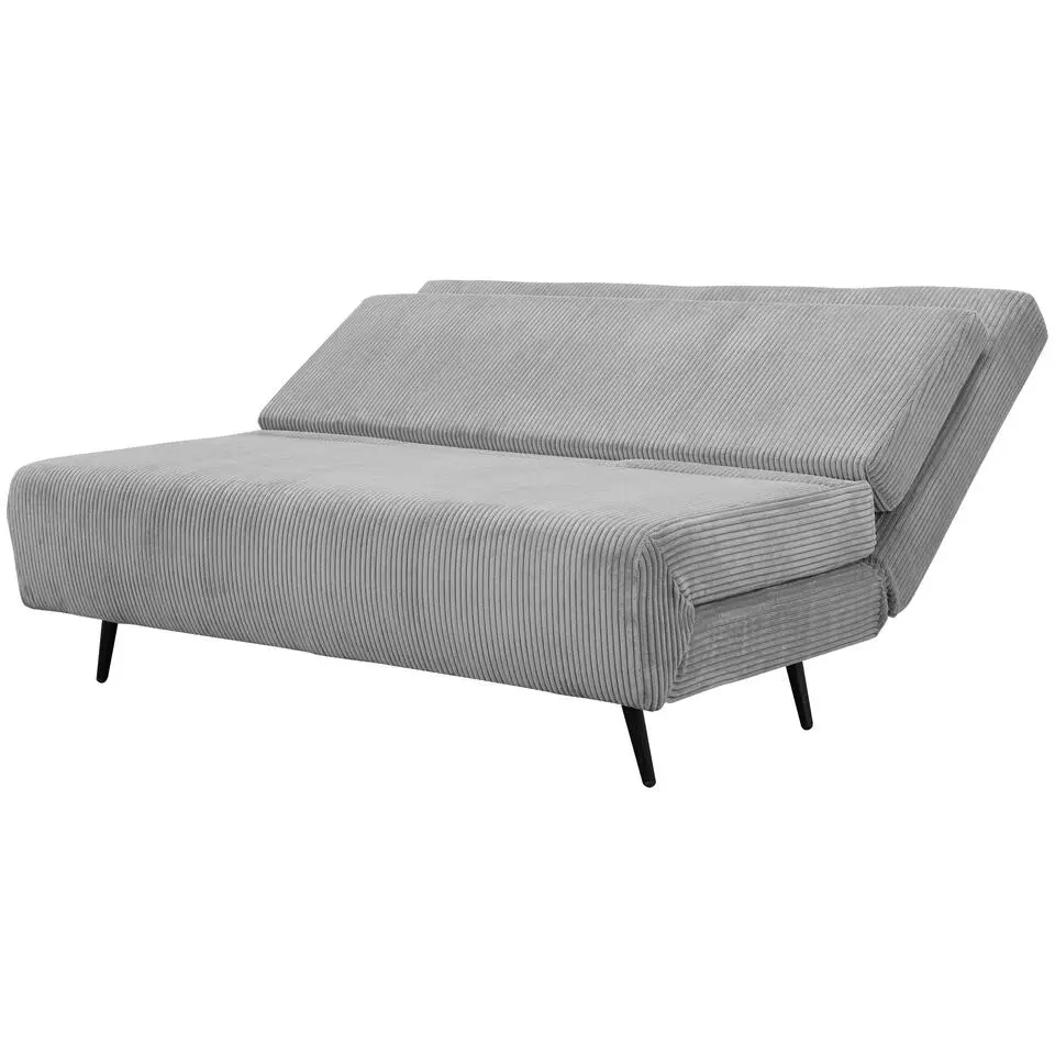 Mallory - Slaapbank 140 cm in grijze stof