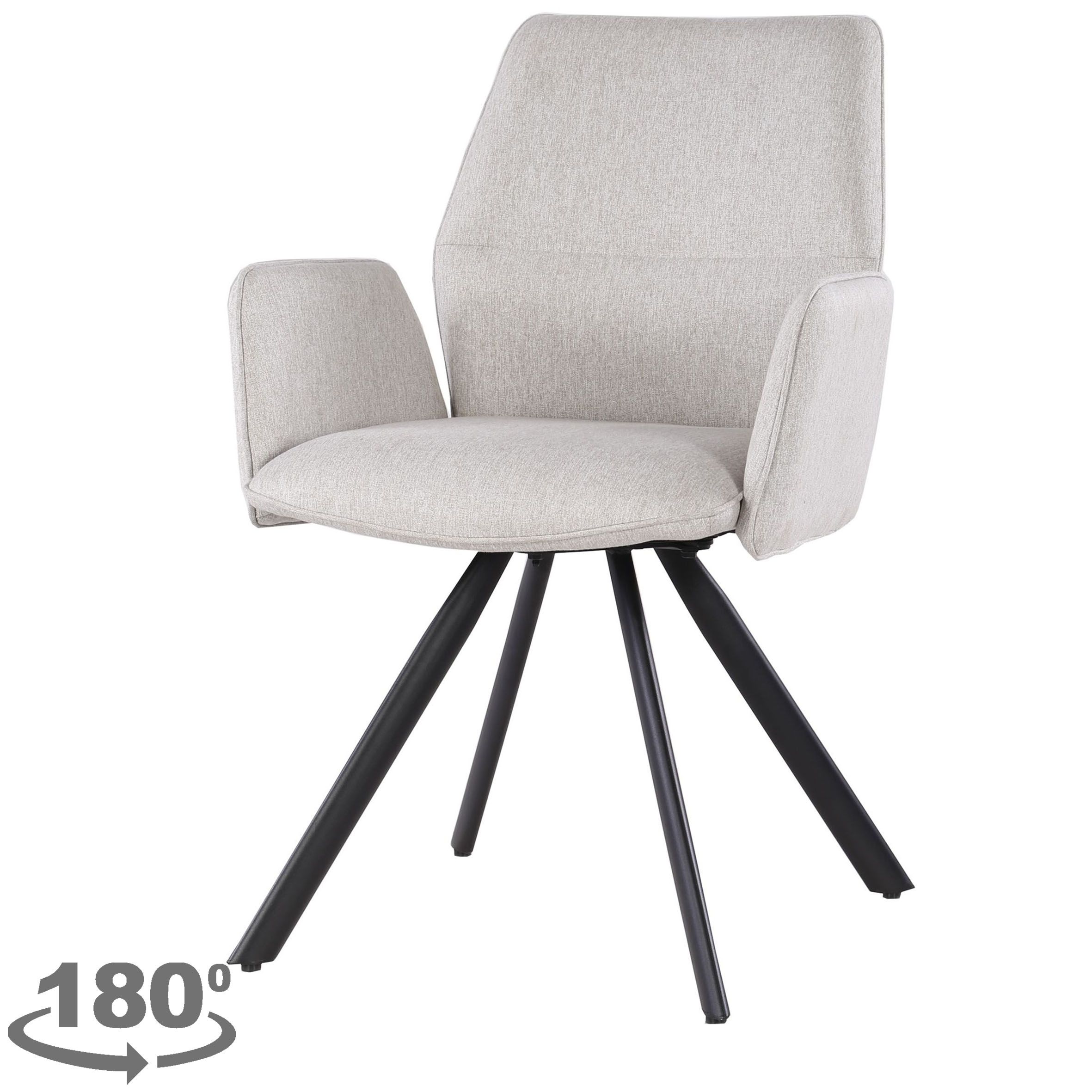 Eetkamerstoel Beige Diana B57 x D60 x H86 cm
