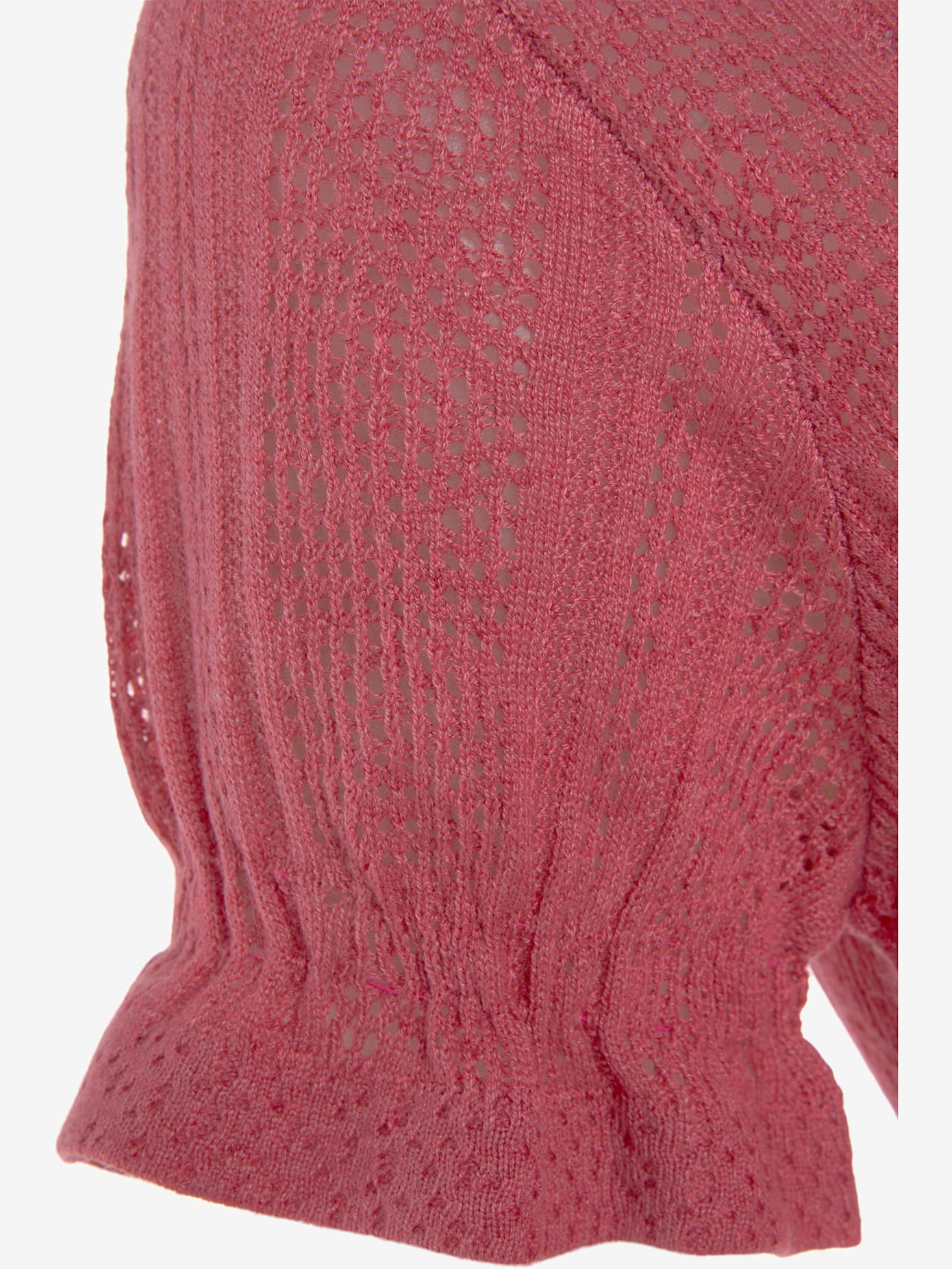 T-shirt de plage t-shirt vivance en tricot ajouré doux