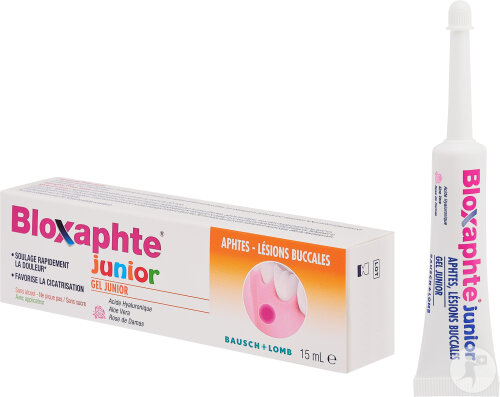 Bloxaphte Gel Junior Aphtes Et Lésions Buccales Tube Canule 15ml