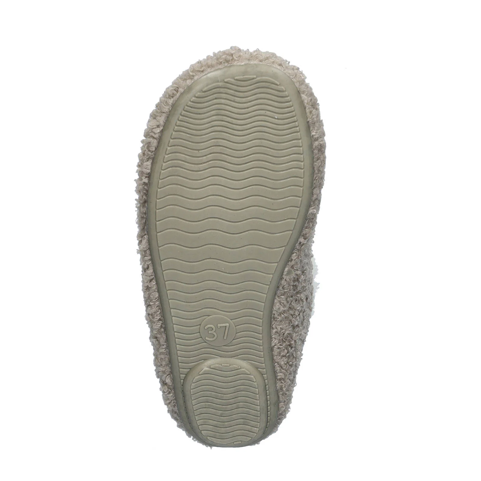 Nelson Home teddy pantoffels grijs