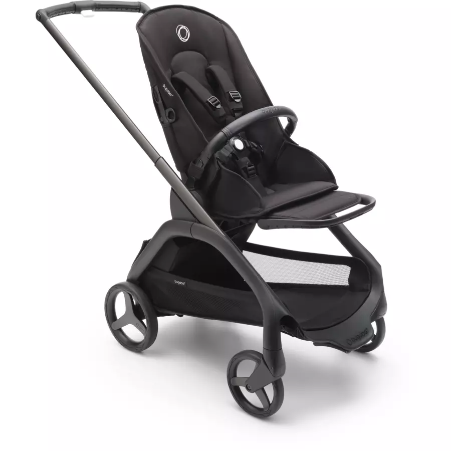 bugaboo Kinderwagen Dragonfly Complete Graphite Midnight Black Skyline Blue
