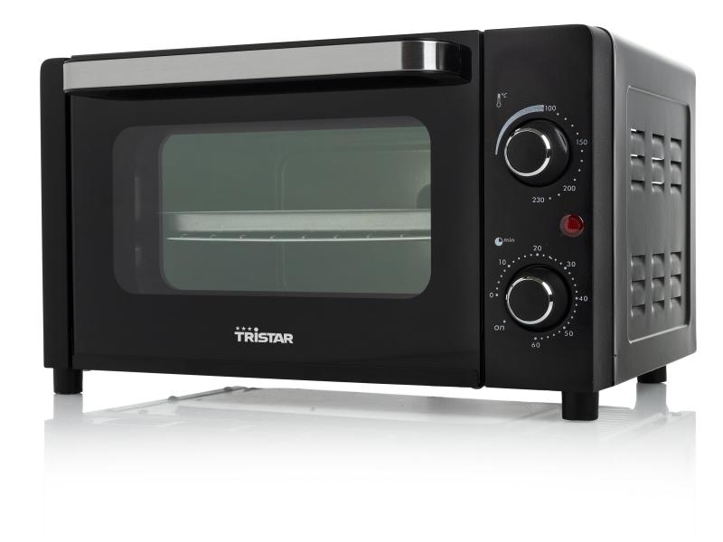 Tristar Backofen OV-3615 10 l, Schwarz Mini-Backofen zum Backen, Grillen und Toasten