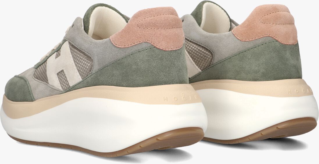 groene hogan lage sneakers h714 allacciato h