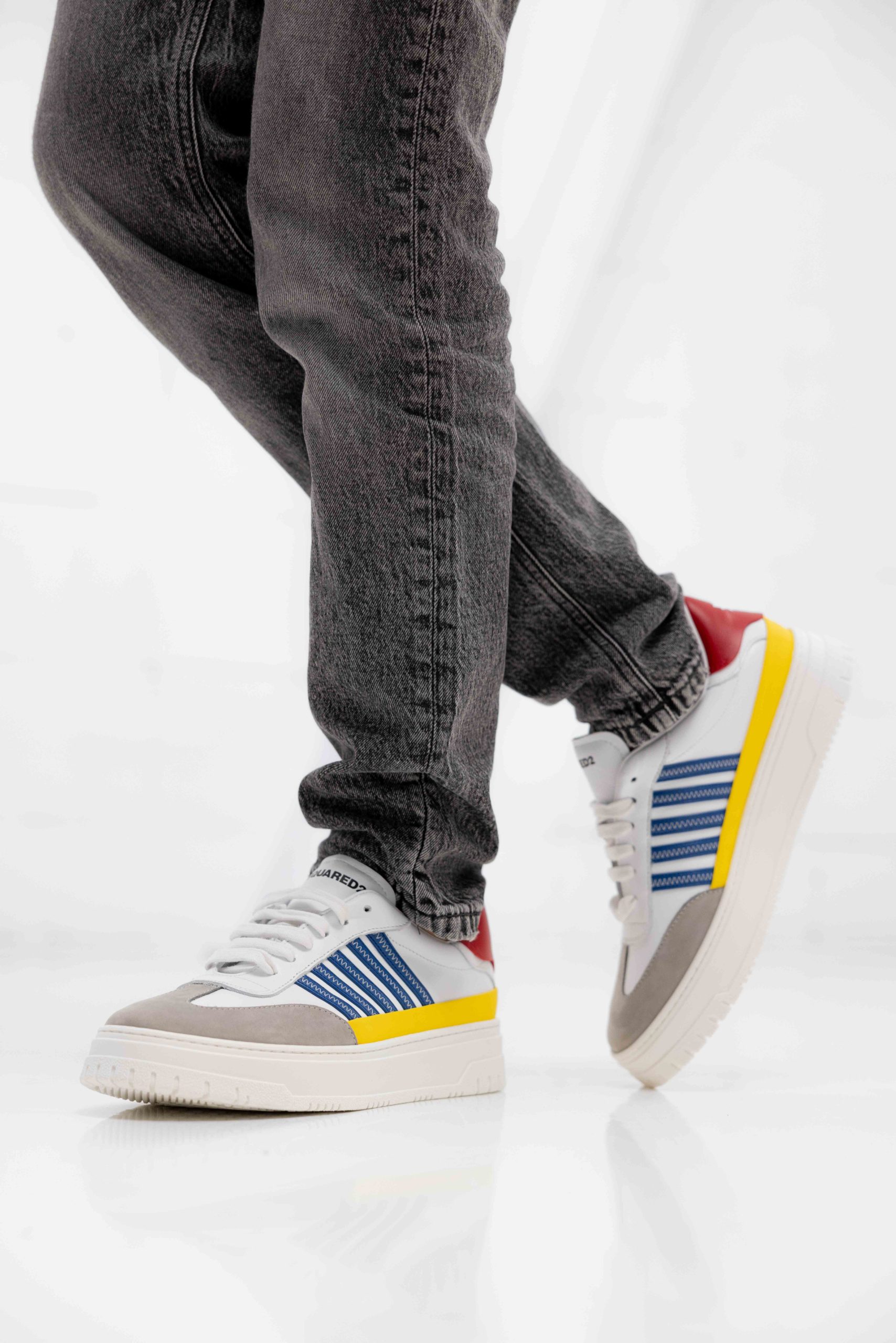 Dsquared2 77757 Sneakers Kids Wit/Blauw